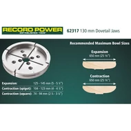 Kép 4/5 - 130 mm fecskefarkú befogópofa műszaki adatok