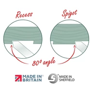 Kép 3/7 - Profil - 13 mm hegyes “fecskefarok” véső 