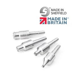 Rugós központozású, többtüskés menesztők és forgócsúcsok