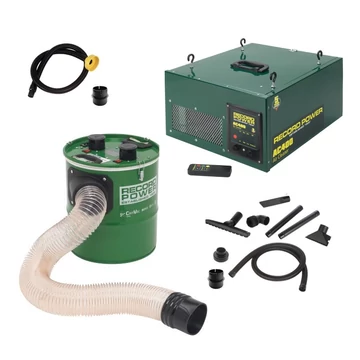 Kompakt por- és forgácselszívó levegőtisztítóval, műhely takarítókészlettel és 32 mm -es gégecsővel