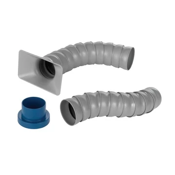 Szegmenscső készlet elszívó tölcsérrel és csatlakozó csonkkal