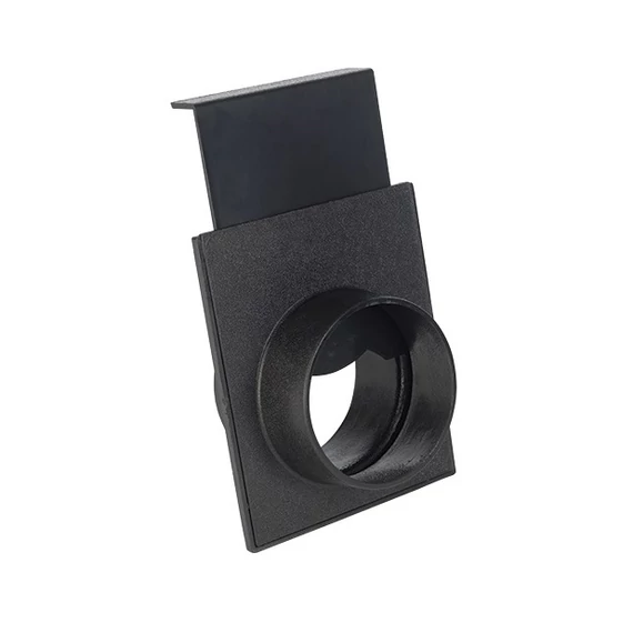 Műanyag elzáró retesz (csappantyú) 100mm -es csőrendszerhez, külsős-belsős