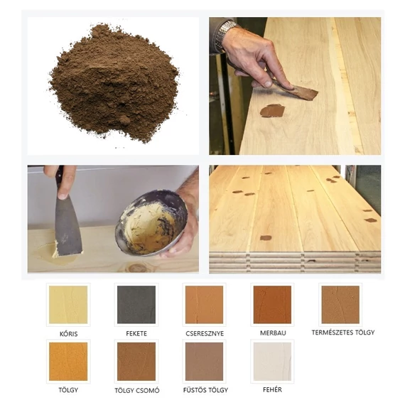 Power Filler por alakú fajavító anyag