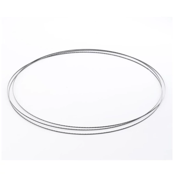 2 db-os fűrészlap készlet SABRE-250 szalagfűrészhez Coronet Cobra Scroll Guide -dal használva