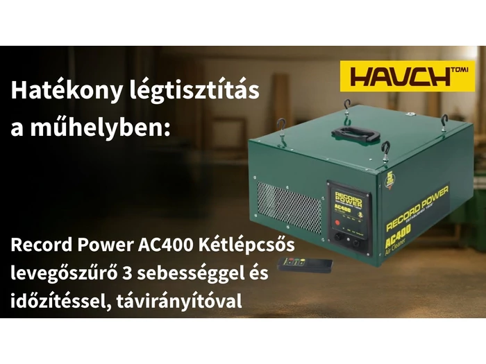 Hauch Tomi tesztelte: AC400 levegőtisztító