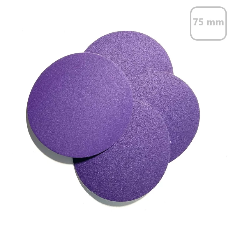 75 mm tépőzáras csiszolókorong - 80 grit (20 db)