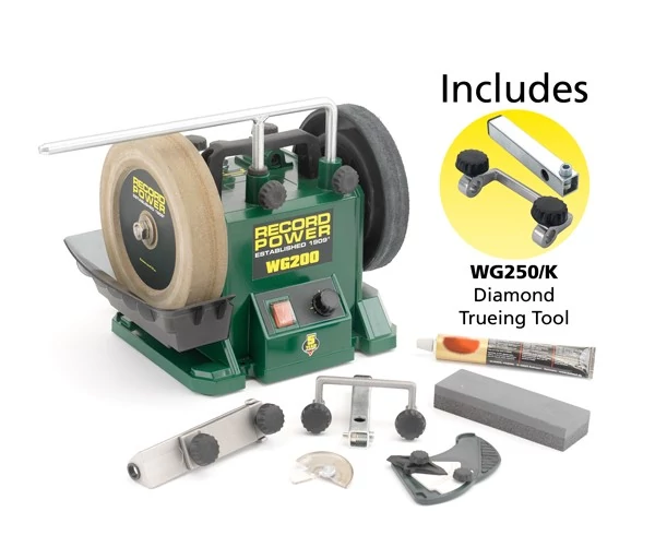 WG200-PK/A 200 mm –es vizes köszörűgép induló csomaggal 